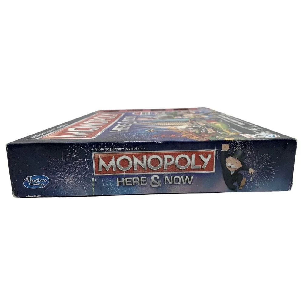 MONOPOLY Here and Now Limited Edition Board Game Hasbro Gaming 2015 Complete GUC